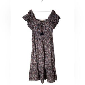 Tory Burch| Floral Ruffle Maxi Dress | Sz medium